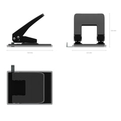 Perforator Metalic, Quadro Punch, 40 coli, ErichKrause