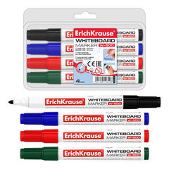 Marker Whiteboard, W-500, 4 buc/set, ErichKrause