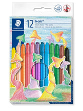 Creioane cerate, 12 culori/set, Noris Twist, Staedtler