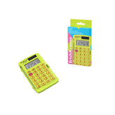 Calculator, 8 digiți, PC-103, Galben Neon, ErichKrause