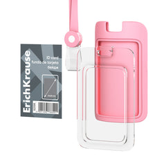 Ecuson Vertical, 54 x 85 mm, cu Șnur din Silicon, ErichKrause