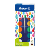 Acuarele 11 culori + 1 Pastilă albă, Pensulă, Pelikan