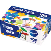 Pioneze Metalice, Colorate, 100 buc/cutie, Centrum