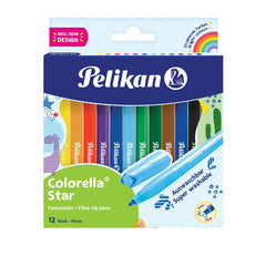 Carioci Colorella Star, 12 culori/set, Pelikan