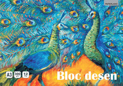 Bloc Desen, A3, 12 File, 300g/mp, Paperland