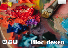 Bloc Desen, A4, 16 File, 250g/mp, Paperland