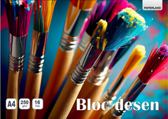 Bloc Desen, A4, 16 File, 250g/mp, Paperland