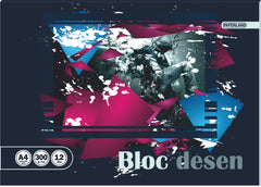 Bloc Desen, A4, 12 File, 300g/mp, Paperland