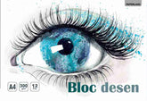 Bloc Desen, A4, 12 File, 300g/mp, Paperland
