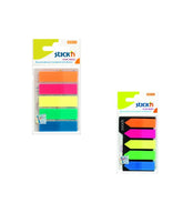 Index Plastic Color, 45 x 12 mm, 5 x 25 file/set, Stick"n