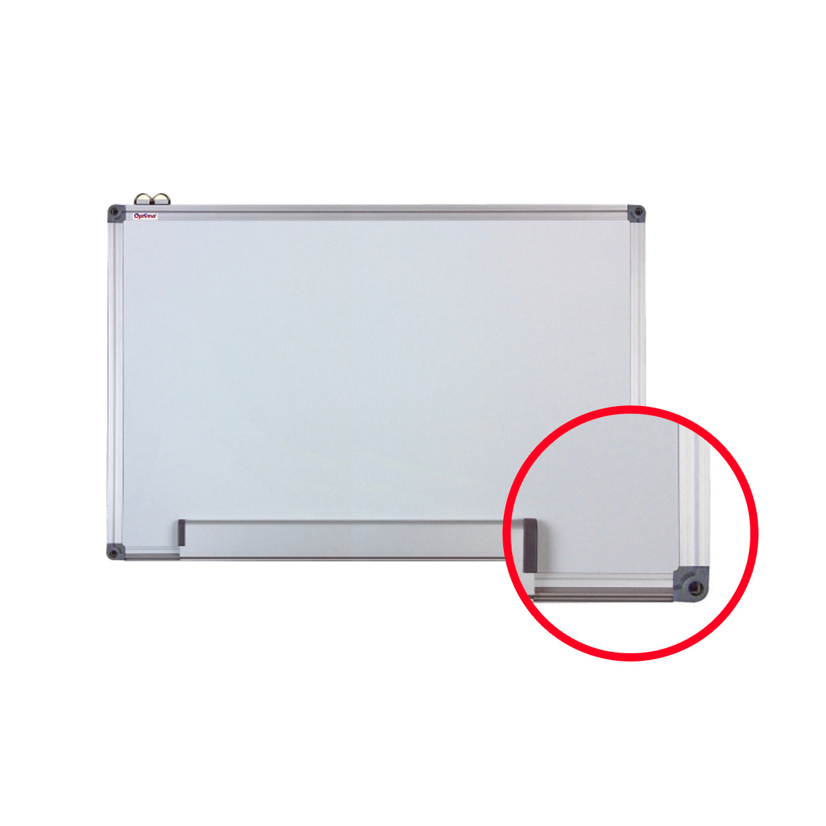 Tablă Albă Magnetică, Ramă din Aluminiu, Diferite Dimensiuni, Optima, OP-20045060, OP-20060090, OP-20090120, OP-20100150, OP-20100200, OP-20120180, OP-20120200, OP-20120240, OP-20120300