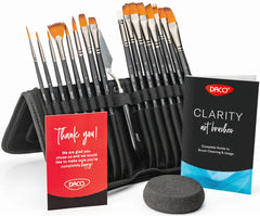 Pensule, Clarity, 15 +1 buc/set, Daco
