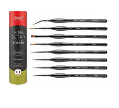 Pensule, Fine Detail, 7 +1 buc/set, PN297, Daco