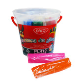 Plastilină, 10 culori, în Galeată, Daco