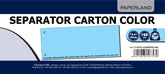 Separatoare Carton pentru Biblioraft, 105 x 240 mm, 100 buc/set, Paperland