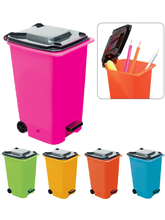 Suport Plastic Instrumente Scris, Model Pubelă cu Pedală, Ark