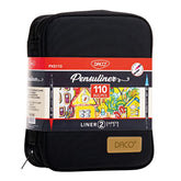 Pensuliner, 110 culori/set, PX5110, Daco