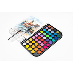 Acuarele, 48 Culori, Pensulă, AR480, Daco