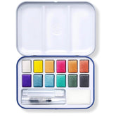 Acuarele, 12 Culori, Metalizate, Cutie Metalică, Staedtler