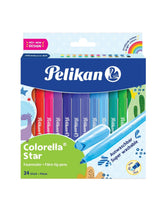 Carioci Colorella Star, 24 culori/set, Pelikan