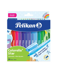 Carioci Colorella Star, 24 culori/set, Pelikan