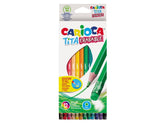 Creioane colorate Tita Erasable, 12 culori/set, Carioca