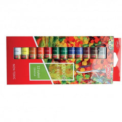 Culori Acrilice, 12 culori/set, CU312, Daco