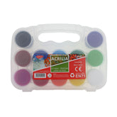 Culori Acrilice, 12 culori/set, Acrilia, CU320, Daco