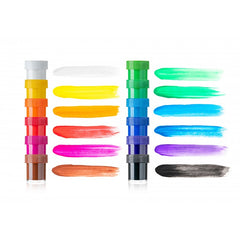 Culori Guasă, 12 culori/set, Brilia, CU220, Daco