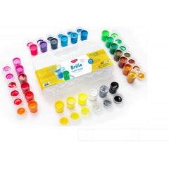 Culori Guasă, 25 culori/set, Brilia, CU225, Daco