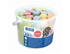 Cretă Color, Asfalt, 20 buc/cut, Milan