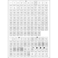 Etichete Autoadezive, Albe, cu Colțuri Drepte, Optima