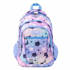 Ghiozdan, LOOZZ Happy Cats, 3 Compartimente, St.Majewski