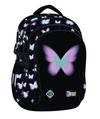 Ghiozdan, 4 Compartimente, Pastel Butterfly, St.Right