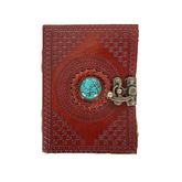 Jurnal Vintage, Copertă Piele Naturală, KDL-134, Krashell