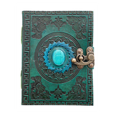 Jurnal Vintage, Copertă Piele Naturală, KDL-409, Krashell