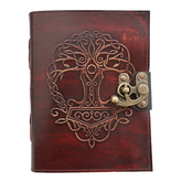 Jurnal Vintage, Copertă Piele Naturală, KDL-155, Krashell