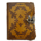 Jurnal Vintage, Copertă Piele Naturală, KDL-410, Krashell