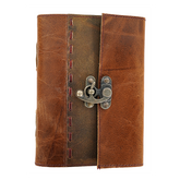 Jurnal Vintage, Copertă Piele Naturală, KR-L008, Krashell