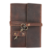 Jurnal Vintage, Copertă Piele Naturală, KR-L009, Krashell