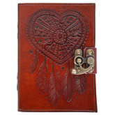 Jurnal Vintage, Copertă Piele Naturală, KR-L019, Krashell