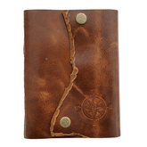 Jurnal Vintage, Copertă Piele Naturală, KR-L003, Krashell