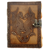 Jurnal Vintage, Copertă Piele Naturală, KDL-413, Krashell