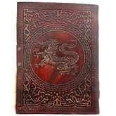 Jurnal Vintage, Copertă Piele Naturală, KDL-604, Krashell