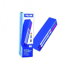 Markere Whiteboard, 4 culori/set, + Burete, Milan