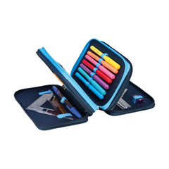 Penar Echipat, 3 Fermoare, 31 Piese, Motiv Cosmic Explorer, Herlitz