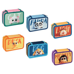 Penar Echipat, 43 Piese, 3 Compartimente, motiv Happy Animals, Pelikan