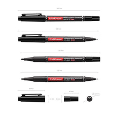 Marker CD & DVD, 2 Capete, P-80, ErichKrause