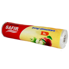 Pungi Alimentare Premium, 3kg / 450 buc / rolă, Safir