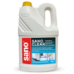 Soluție pentru Curățat Geamuri, Clear, 4 L, Sano